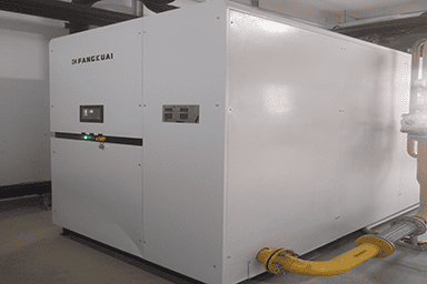 大连爱瑞德科技有限公司使用方快锅炉一台3500KW低氮冷凝燃气真空热水锅炉案例