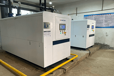 700kw超低氮冷凝燃气真空热水锅炉