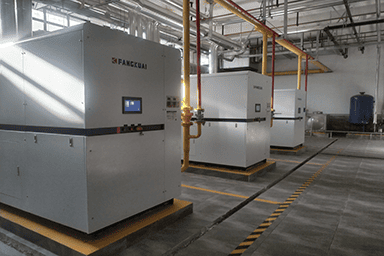 2800kw超低氮冷凝燃气真空热水锅炉机组