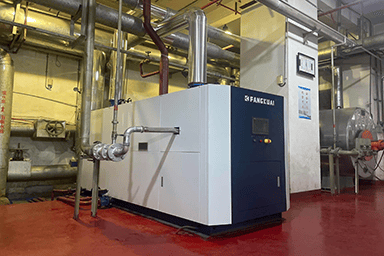 武汉市交通运输局使用方快锅炉一台1400kw全预混完全冷凝常压燃气热水锅炉案例
