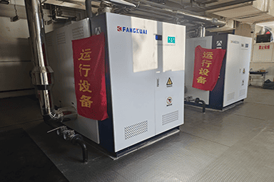 宁夏宁能电力技术有限公司能源小区项目使用方快锅炉2台1400KW电热水锅炉案例